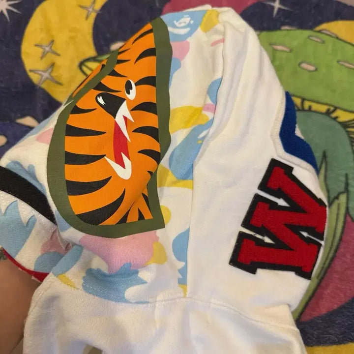 [BUNJANG] BAPE Cotton Candy Camo Shark Full Zip Hoodie / 베이프 코튼 캔디 카모 샤크 풀 집 후드