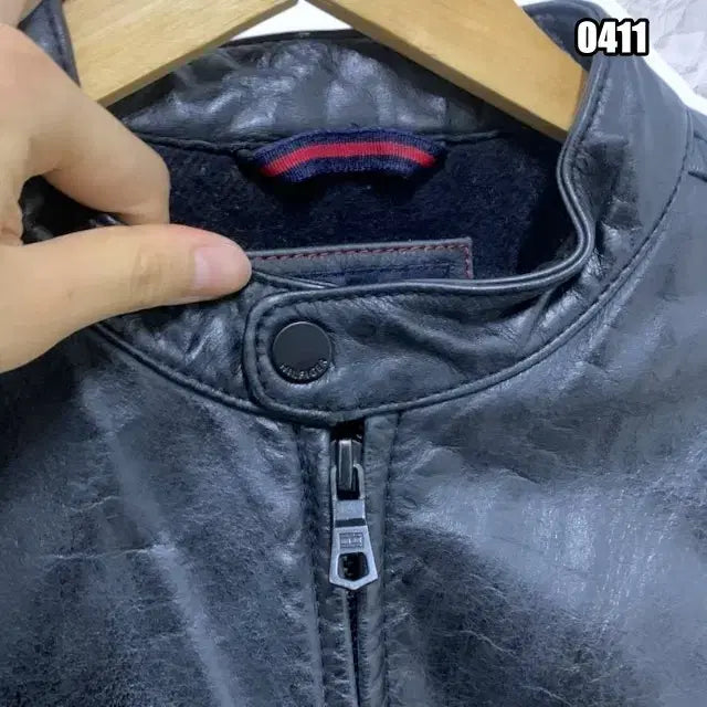 [BUNJANG] Tommy Hilfiger Leather Jacket / L 타미힐피거 2P 가죽 자켓