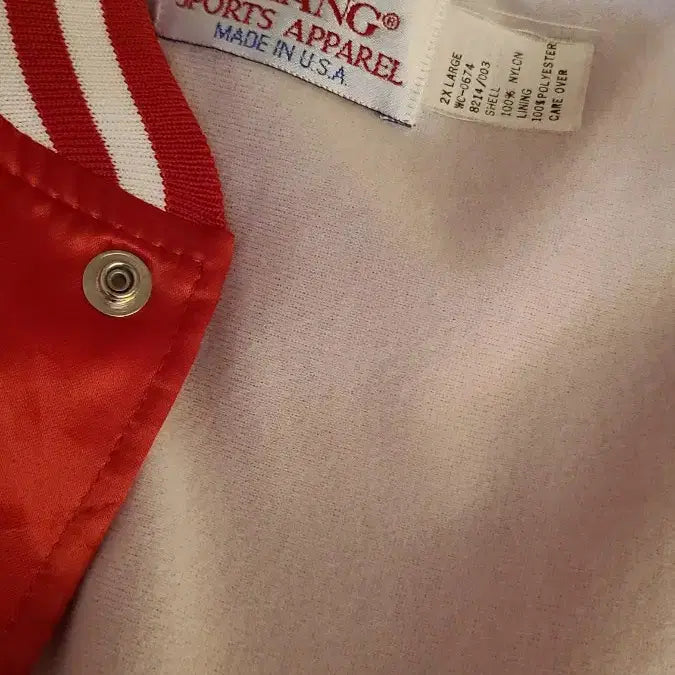 [BUNJANG] Whang Sports Satin Varsity Jacket / 90&