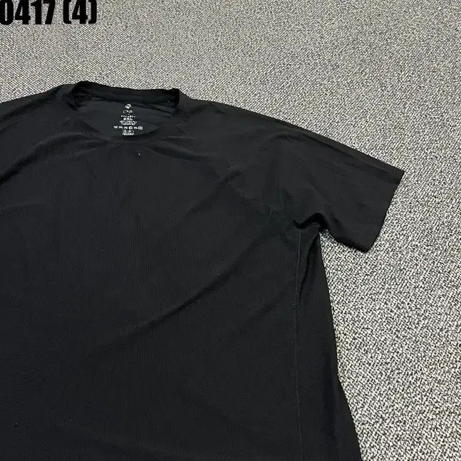 [BUNJANG] Topten Black Functional T-shirt / 2XL 탑텐 블랙 반팔 기능성 티셔츠 0417(4)