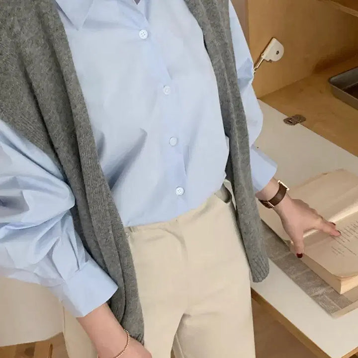 [BUNJANG] Cashmere Blend Shoulder Scarf / (새상품) 페이크숄 캐시미어니트 어깨숄 스카프