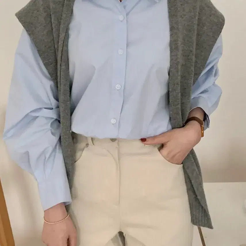 [BUNJANG] Cashmere Blend Shoulder Scarf / (새상품) 페이크숄 캐시미어니트 어깨숄 스카프