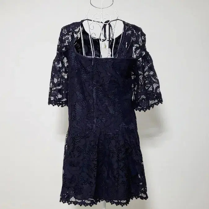 [SOLD OUT] 미국브랜드 Juicy 레이스 시스루 블랙 원피스