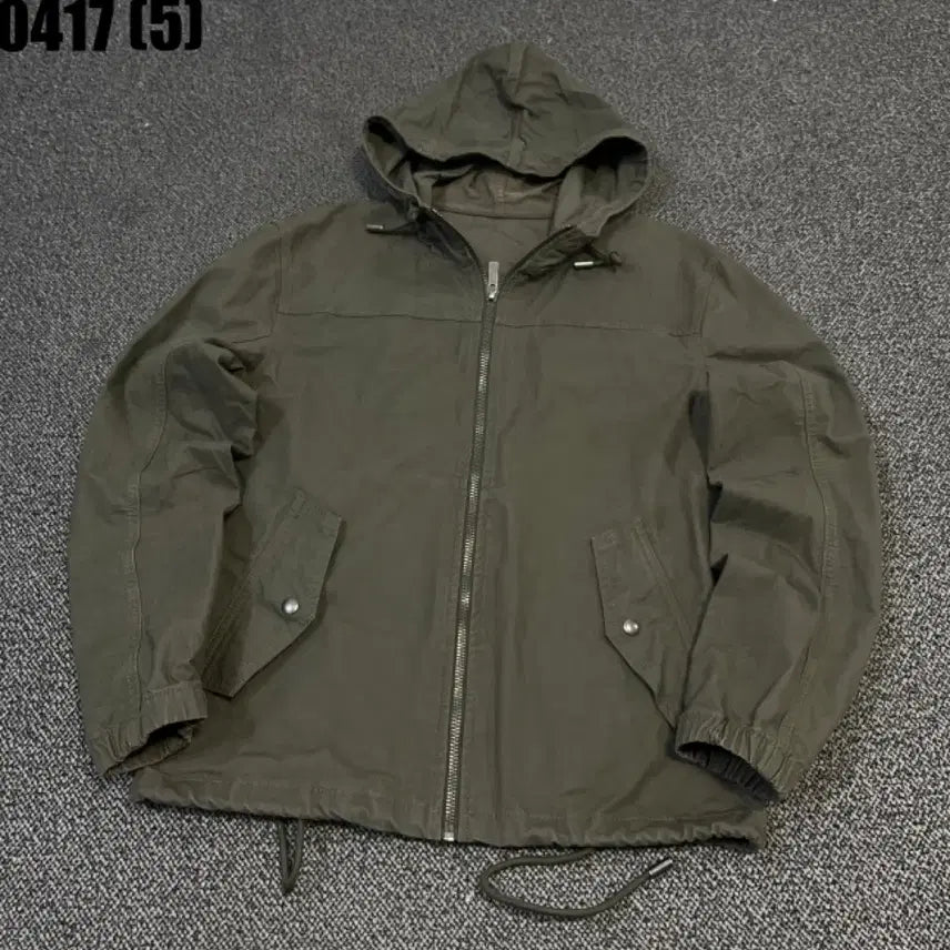 [SOLD OUT] 자라 카키색 후드 집업 자켓