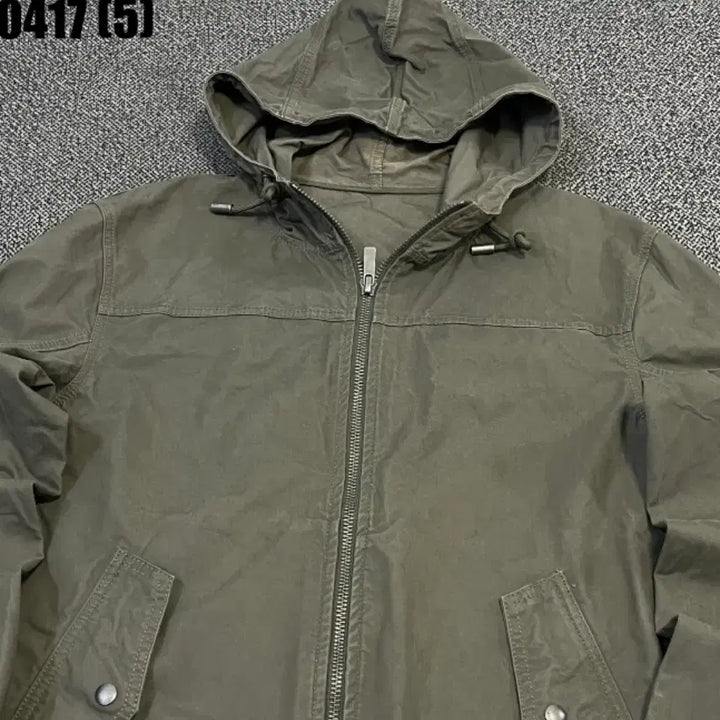 [SOLD OUT] 자라 카키색 후드 집업 자켓