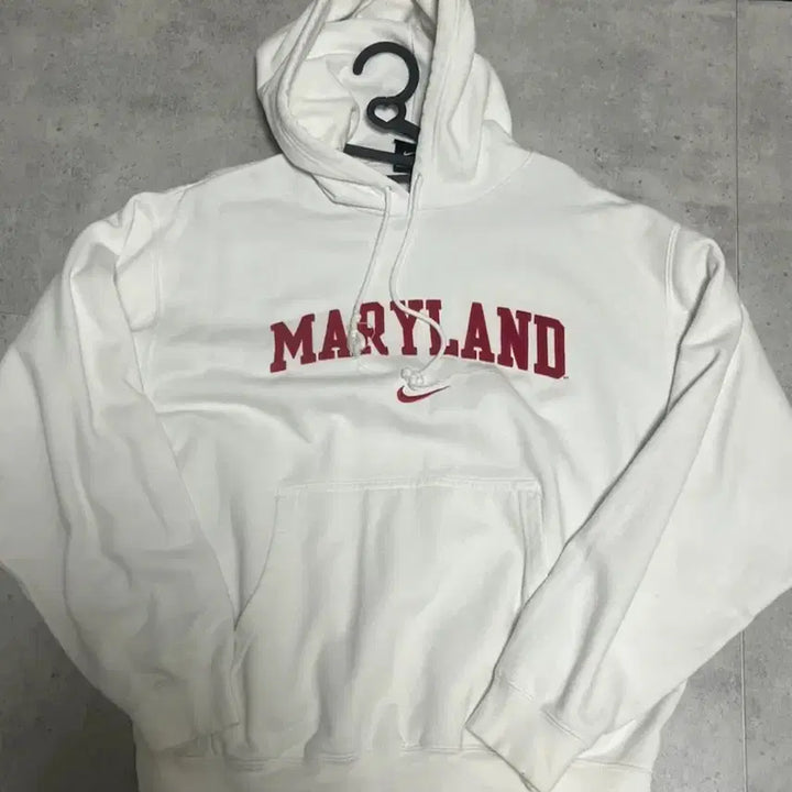 [BUNJANG] Nike Vintage White Hoodie / 나이키 후드티 화이트 일본 구제 빈티지