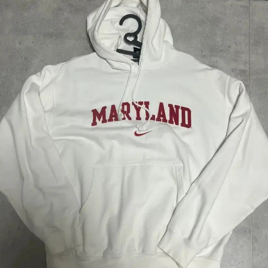 [BUNJANG] Nike Vintage White Hoodie / 나이키 후드티 화이트 일본 구제 빈티지