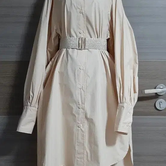 [BUNJANG] Big Puff Shirt Dress / 빅퍼프 셔츠원피스 상태굿굿
