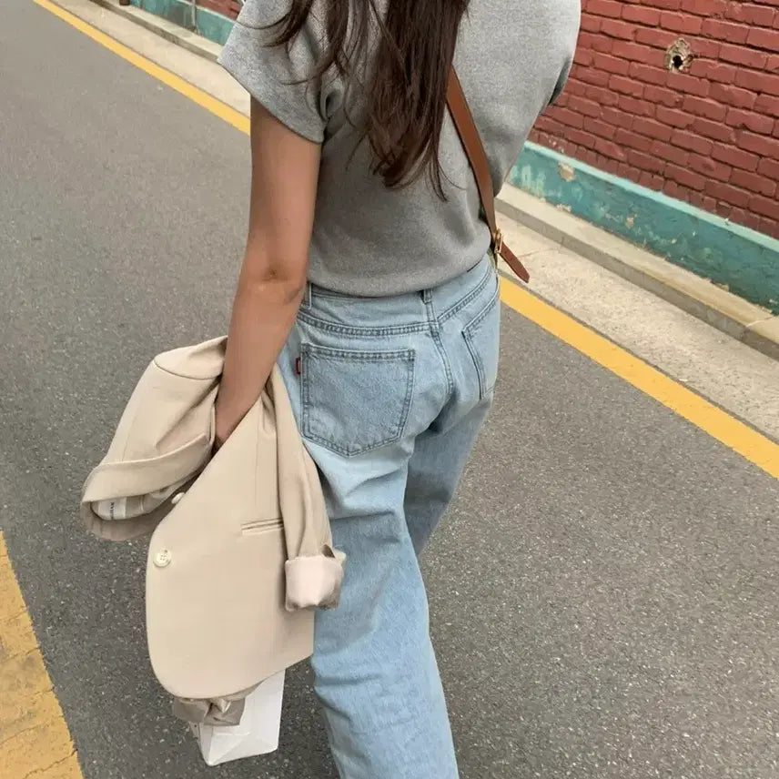 [BUNJANG] Nomallet Bailey Curved Denim Jeans / 노멜렛 베일리 커브드 데님 더바넷 타낫