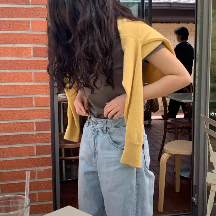[BUNJANG] Nomallet Bailey Curved Denim Jeans / 노멜렛 베일리 커브드 데님 더바넷 타낫