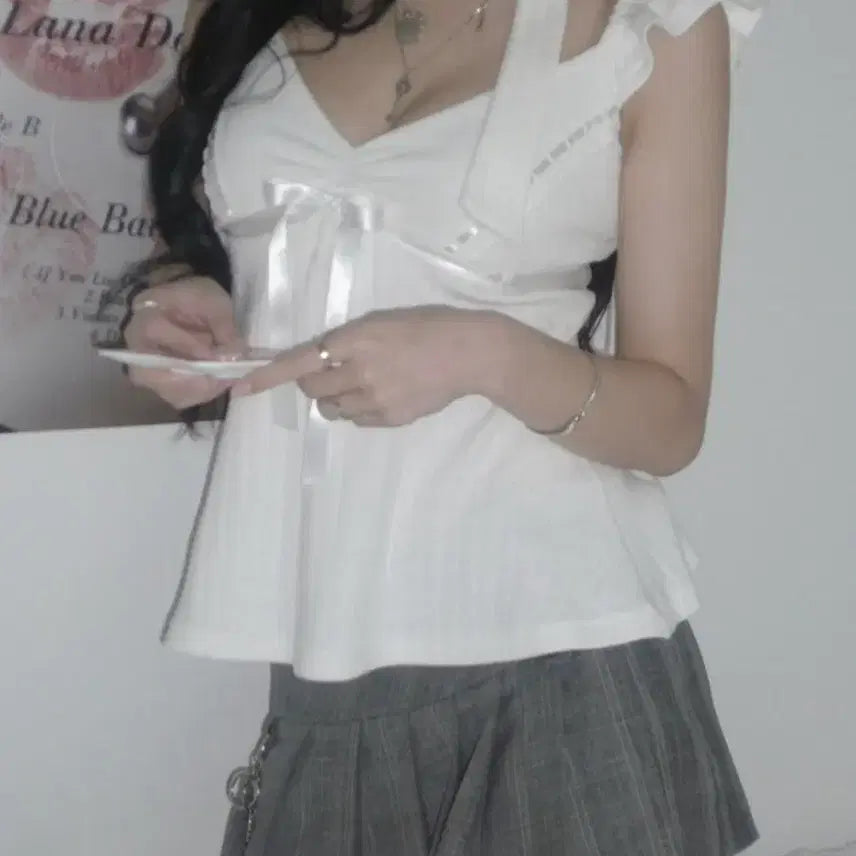 [BUNJANG] Angel Number 555 Purity White Top / 엔젤넘버555 purity white top 퓨리티 화이트 탑
