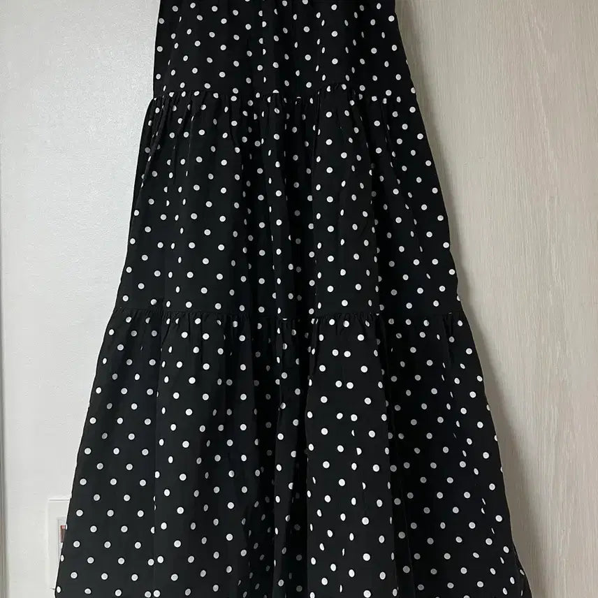 [SOLD OUT] 바이씨니 제작 도트캉캉sk 블랙 키작녀