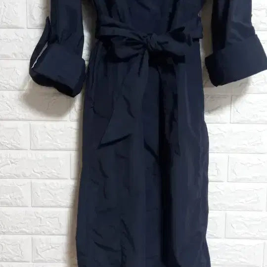 [BUNJANG] Karl Lagerfeld Trench Coat (Navy) - New with Tags / 칼라거펠트 코트 택채새거