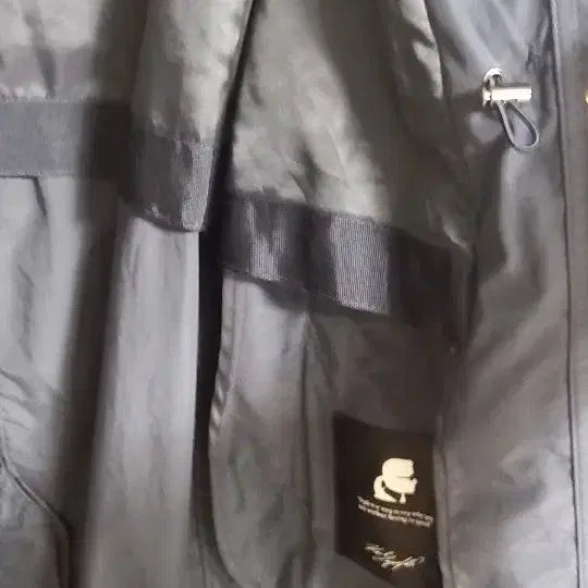 [BUNJANG] Karl Lagerfeld Trench Coat (Navy) - New with Tags / 칼라거펠트 코트 택채새거