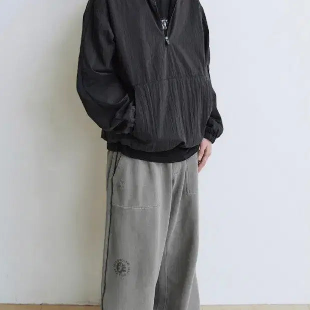 [BUNJANG] Politeiru 1011 Fatigue Sweatpants Dirty Gray / (2)폴리테루 1011 퍼티그 스웨트팬츠 1.2v 더티 그레이