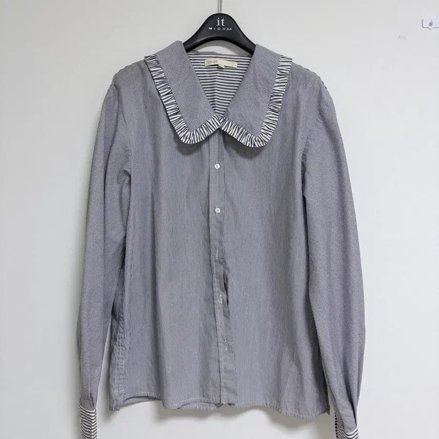 [SOLD OUT] 마쥬 스트라이프 프릴 블라우스