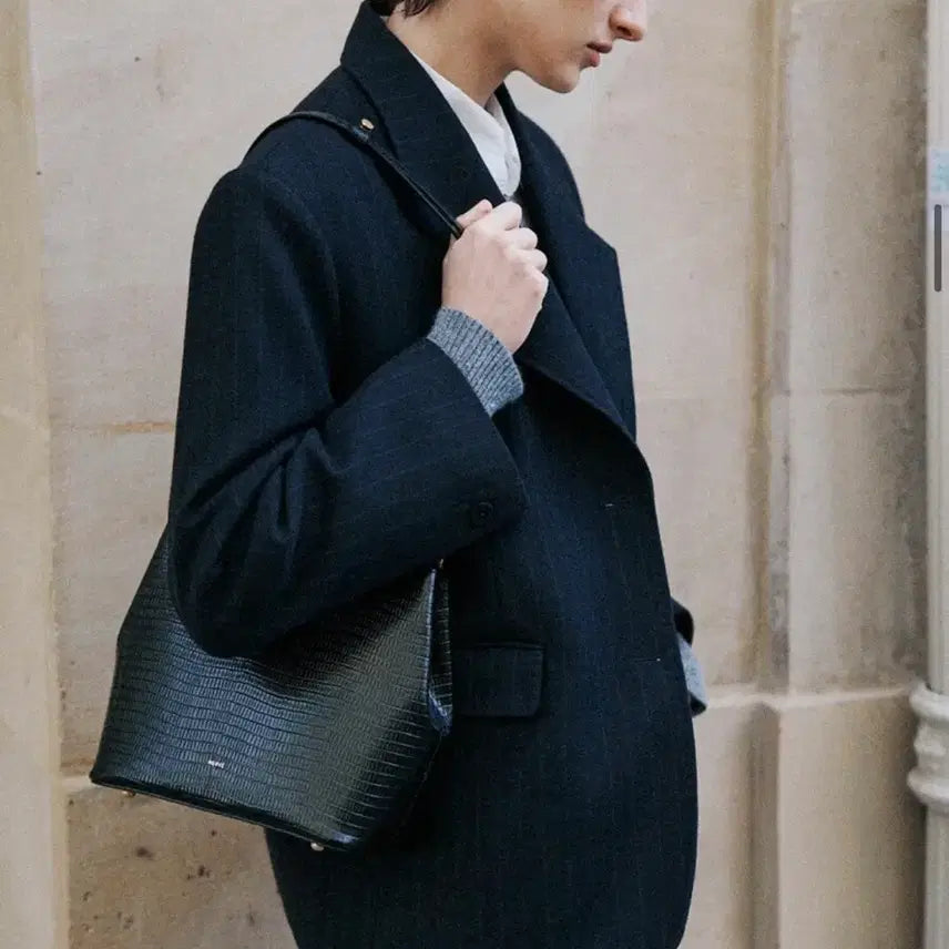 [BUNJANG] Herve Kate Bag (Lizard Black) / 에르베 KATE BAG (Lizard Black)