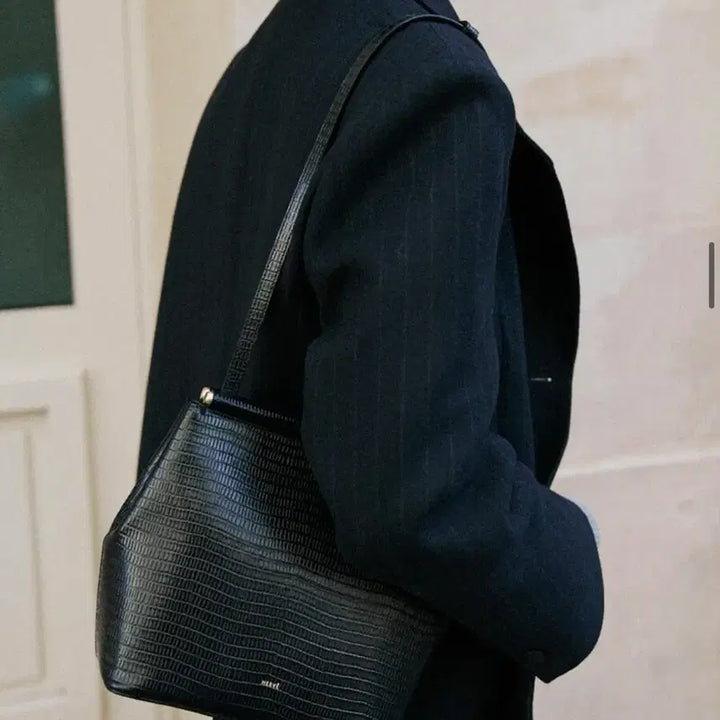 [BUNJANG] Herve Kate Bag (Lizard Black) / 에르베 KATE BAG (Lizard Black)