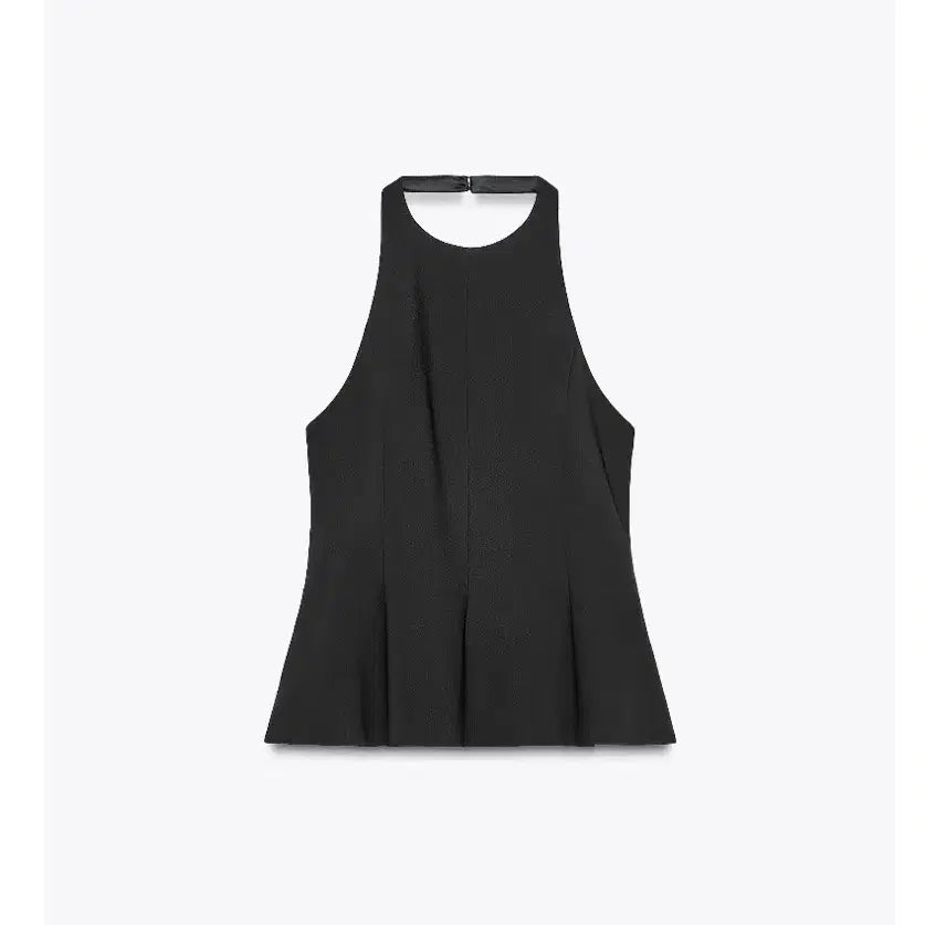 [BUNJANG] ZARA Halterneck Sleeveless Top / (새상품) 자라 zara 스판 홀터넥 나시 슬리브리스