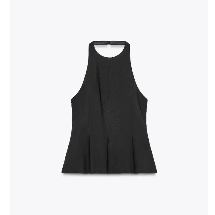 [BUNJANG] ZARA Halterneck Sleeveless Top / (새상품) 자라 zara 스판 홀터넥 나시 슬리브리스