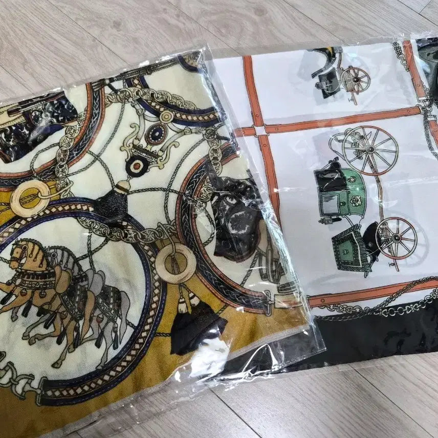 [BUNJANG] Scarf Set (2 Types) / 스카프 2종 세트