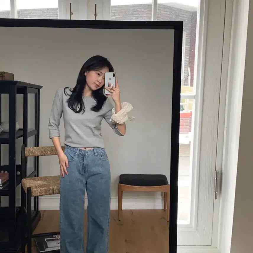 [BUNJANG] Shopbowl Flat Denim Jeans / 샵보울 플랫데님 콘데님 릴리코츠 르플레인 타낫 온드민 윤슬샵