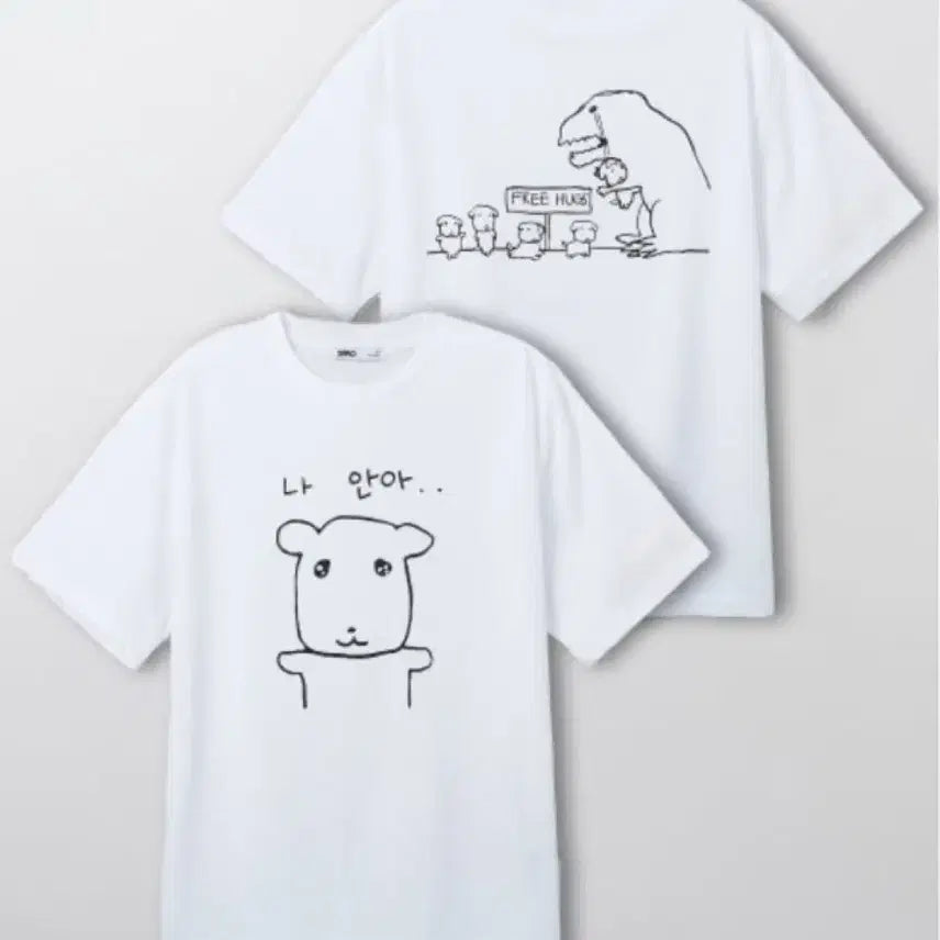 [SOLD OUT] 스파오 가나디 나안아 반팔 티셔츠 90(s)