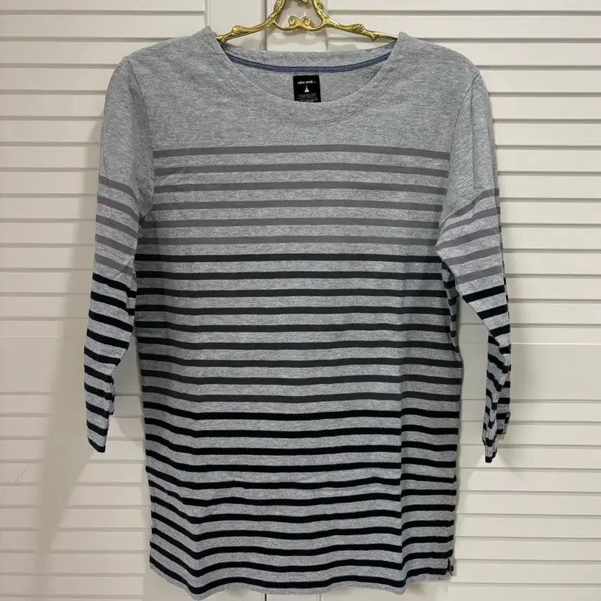 [BUNJANG] Niko and... Daily Stripe Slim Fit Long Sleeve / 반값택포) 옷장정리 니꼬앤드 데일리 스트라이프 슬림핏 긴팔