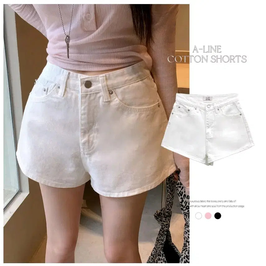 [BUNJANG] Holy Mary Cotton Shorts / [비침없는/힙딥커버!] 홀리 마리 코튼 숏팬츠