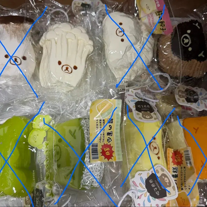 [BUNJANG] Pompom Shop Rilakkuma Plush Charm - Various Fruits / [2주 할인]말랑이 사오홍슈 폼푸샵 리락 쿠마 리락이 바나쿠마 메론쿠마