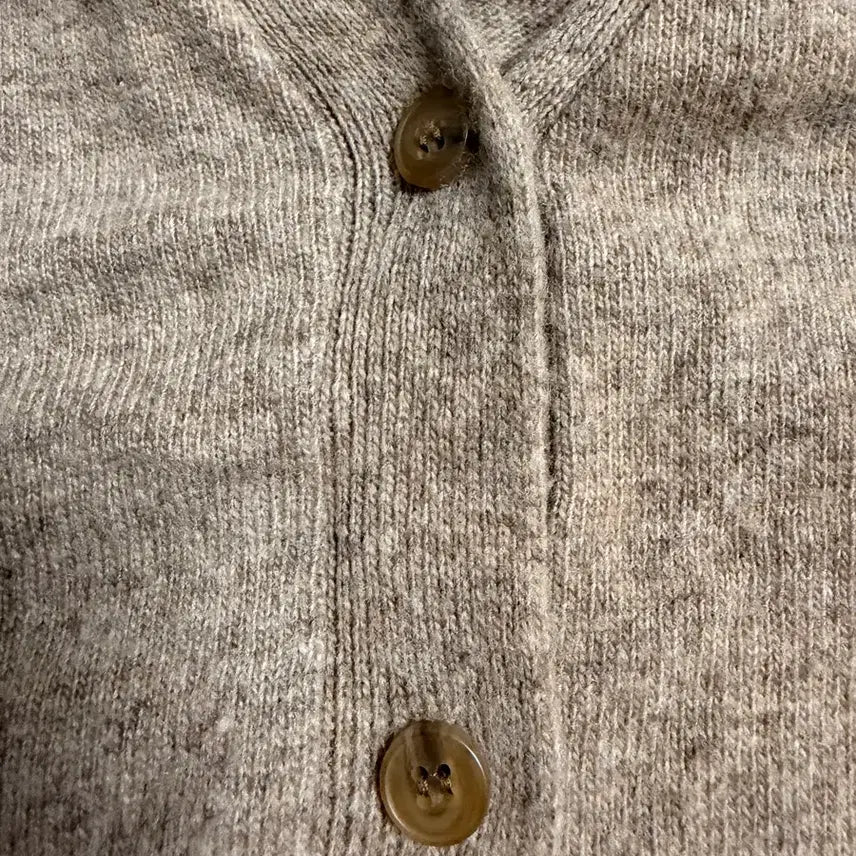 [BUNJANG] Cashmere Beige Cardigan / 캐시미어100 베이지가디건