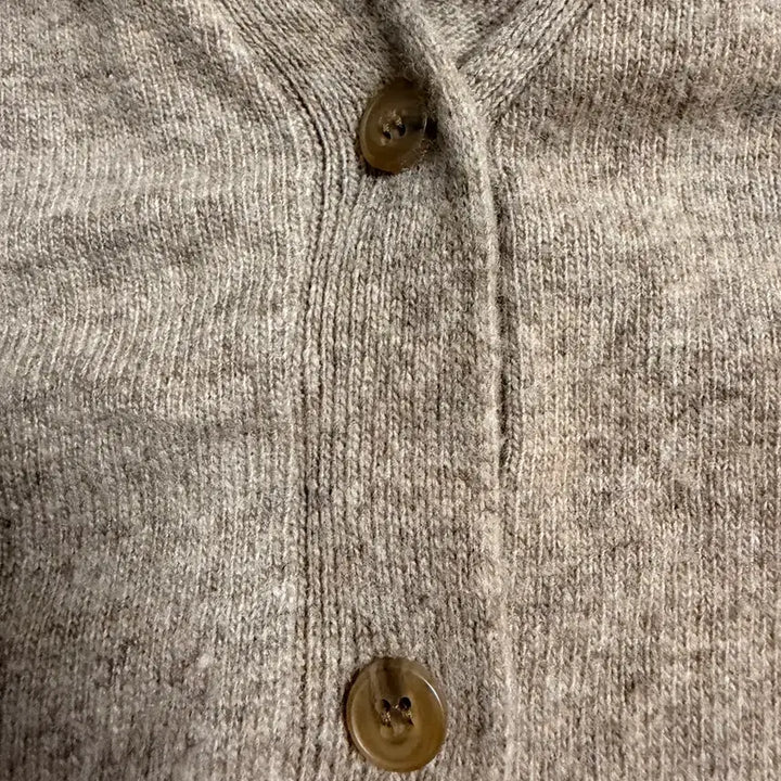 [BUNJANG] Cashmere Beige Cardigan / 캐시미어100 베이지가디건