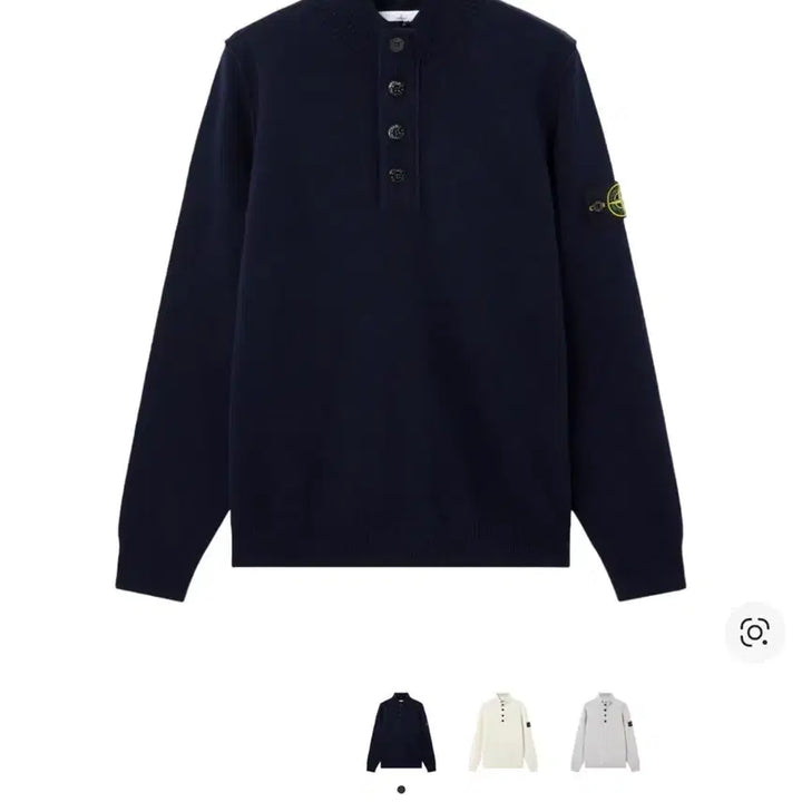 [SOLD OUT] 스톤아일랜드 니트 반집업 L