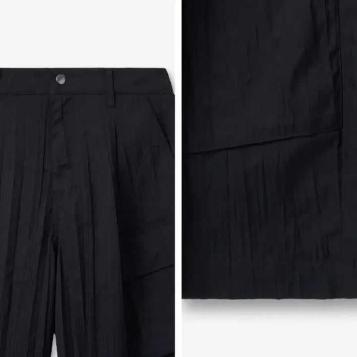 [BUNJANG] Minav Wide Cargo Bermuda Utility Pants [Black] L Size / 미나브 와이드 카고 버뮤다 유틸팬츠 [블랙] L사이즈