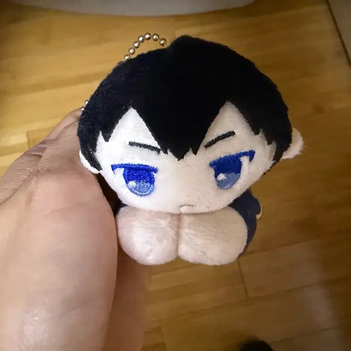 [BUNJANG] Haikyu Kageyama Hug-Char Plush Keyring / 하이큐 카게야마 허그캬라 집게누이 모찌 인형 키링