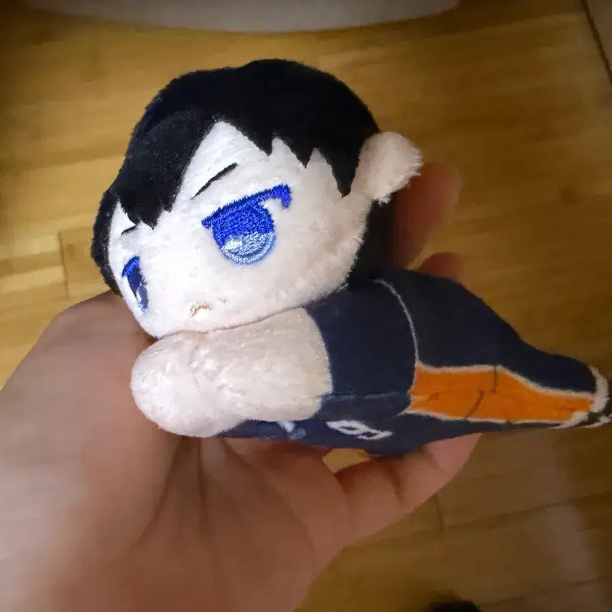 [BUNJANG] Haikyu Kageyama Hug-Char Plush Keyring / 하이큐 카게야마 허그캬라 집게누이 모찌 인형 키링