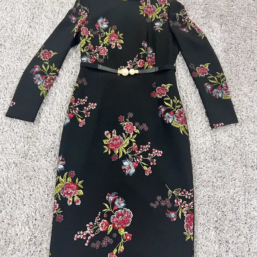 [BUNJANG] MOJO.S.PHINE Flower Long Dress / 정품 모조에스핀(MOJO.S.PHINE)  플라워 롱원피스
