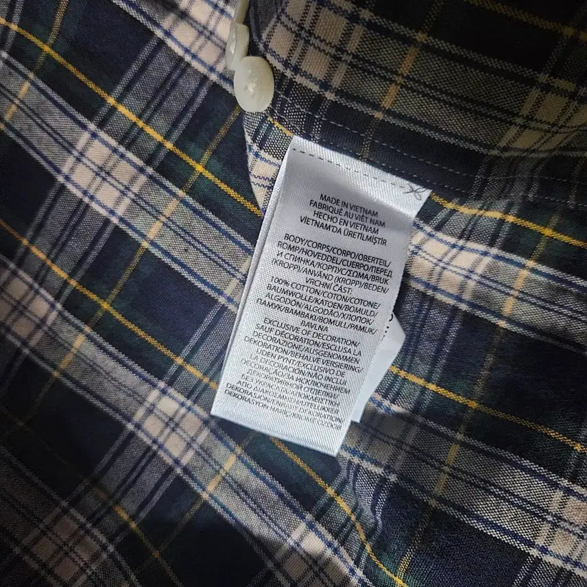 [BUNJANG] Polo Checkered Shirt L / 폴로 체크 셔츠 L
