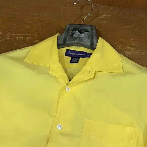[BUNJANG] Ralph Lauren Purple Label Open Collar Shirt / 랄프로렌 퍼플라벨 오픈칼라셔츠 100