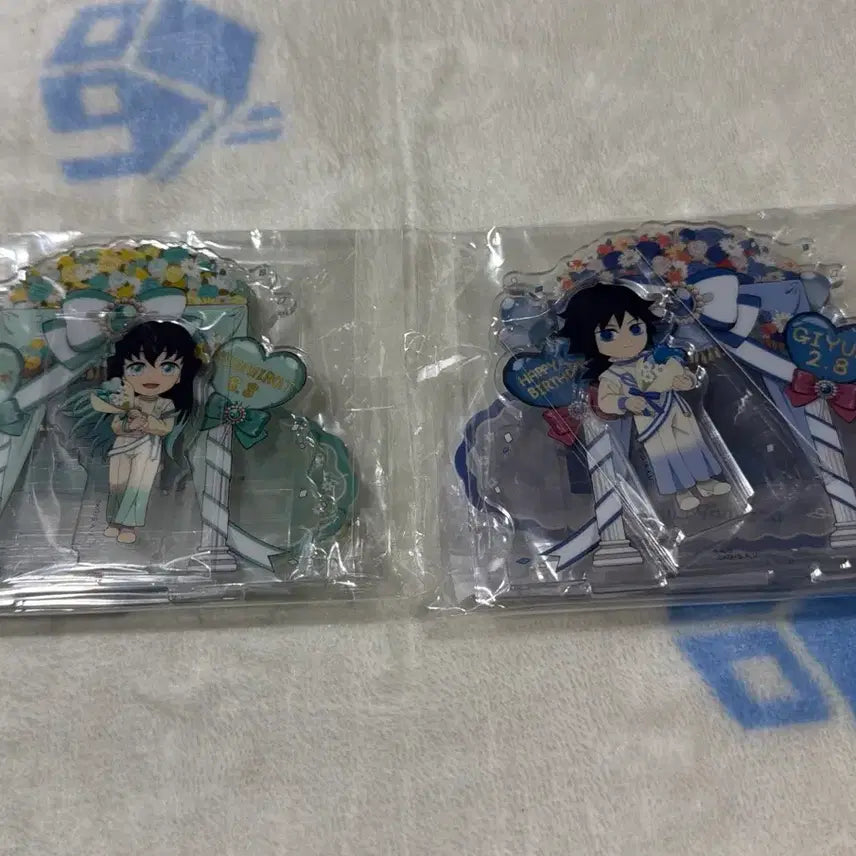 [BUNJANG] Demon Slayer Muichiro &amp; Giyu Acrylic Stand Bundle / 일괄)귀멸의 칼날 무이치로 2025, 기유 2026 생일 아크릴