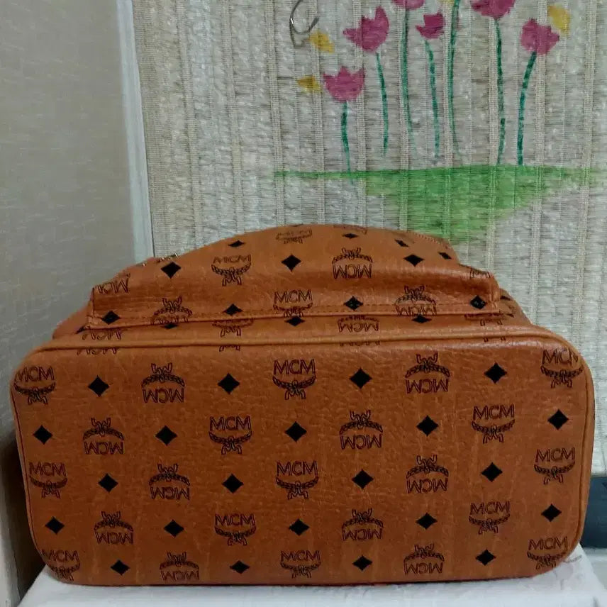 [SOLD OUT] 정품)MCM 엠씨엠 브라운 스터드 백팩