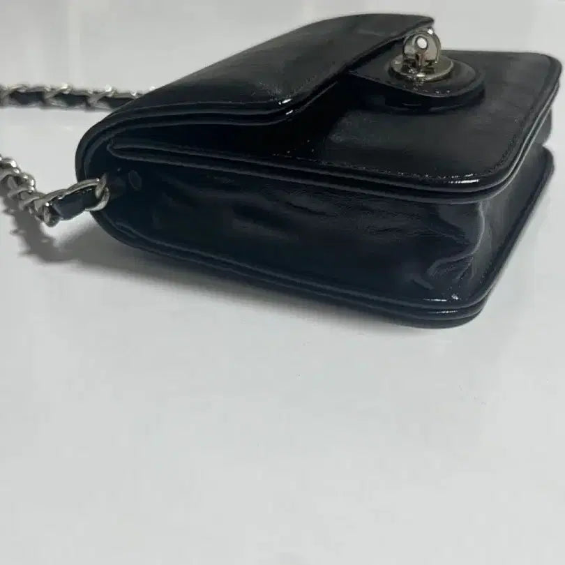 [BUNJANG] Anettic Black Chain Mini Crossbody Bag / 아노에틱 블랙 체인 미니 크로스백