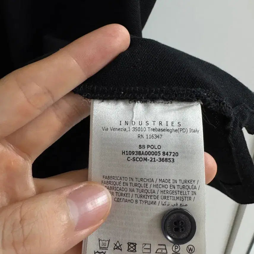 [SOLD OUT] 몽클레어 블랙 여성 폴로티셔츠