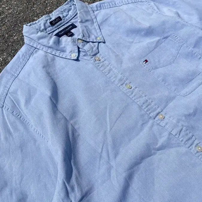 [SOLD OUT] 타미힐피거 블루 셔츠