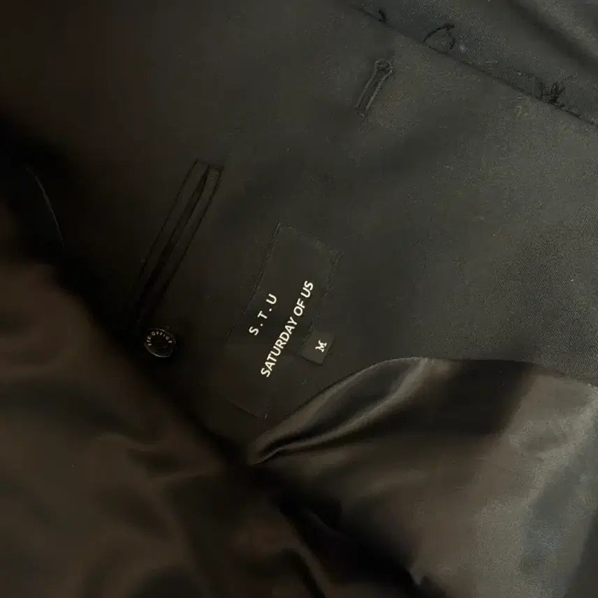 [BUNJANG] Stu Office Cut Off Blazer - M / stu office 컷오프 블레이져 M