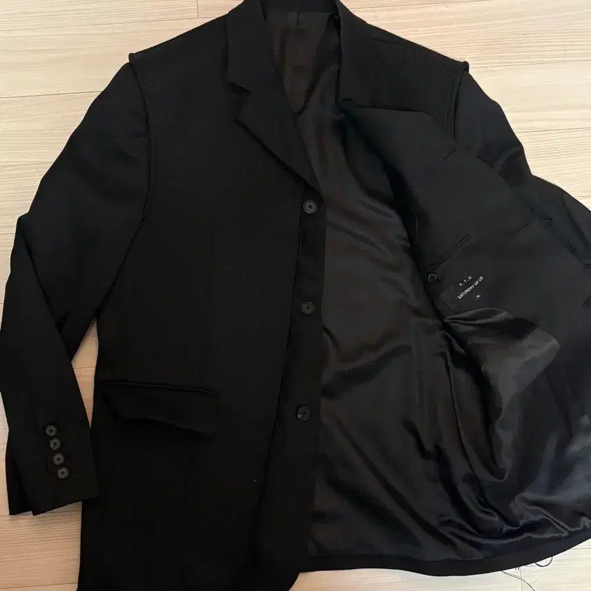 [BUNJANG] Stu Office Cut Off Blazer - M / stu office 컷오프 블레이져 M
