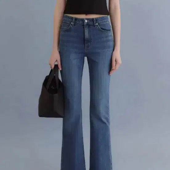 [BUNJANG] For You On Flare Denim Pants / 반택포) 포유온 포에 플레어 데님 s