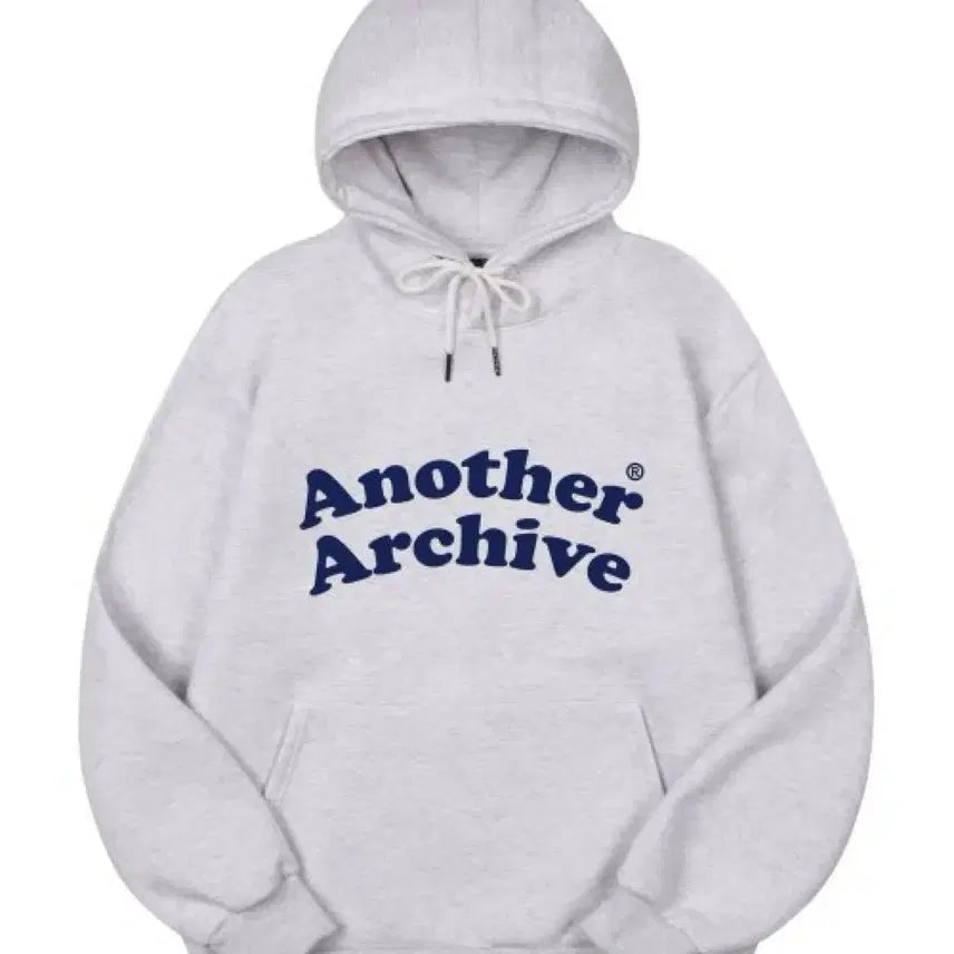 [BUNJANG] Anotherarchive White Melange Hoodie M / 어나더아카이브 후드티 화이트메란지 M