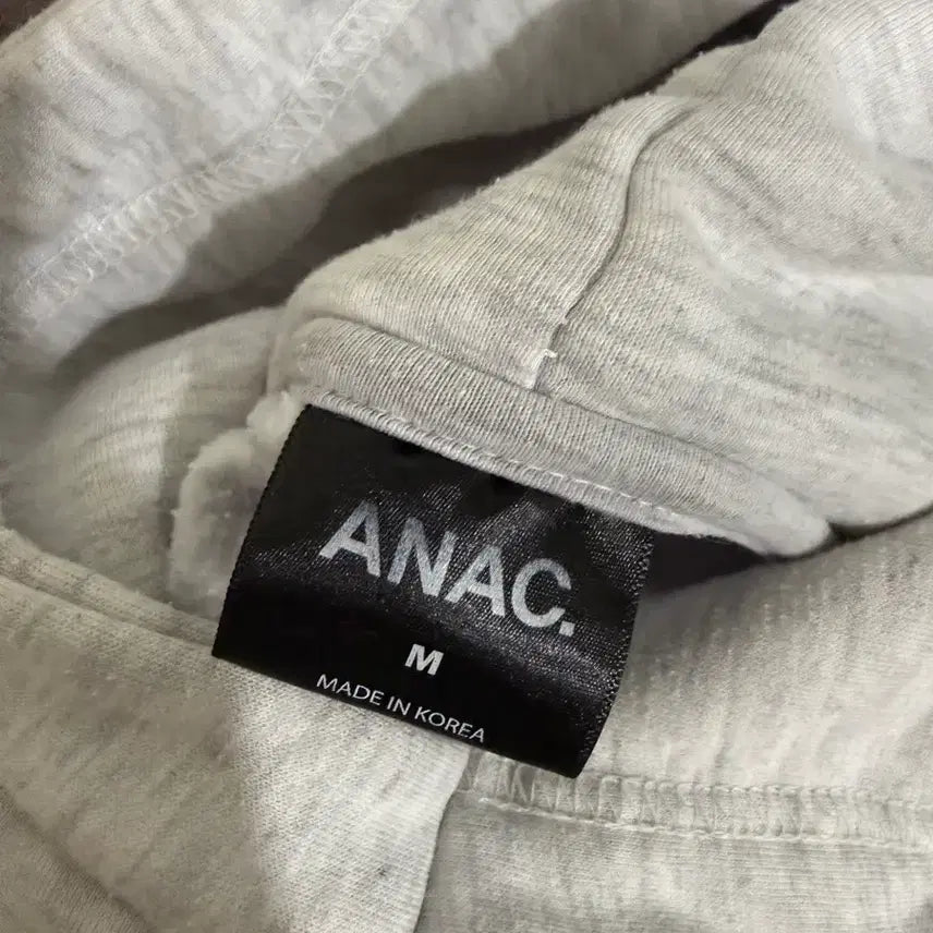 [BUNJANG] Anotherarchive White Melange Hoodie M / 어나더아카이브 후드티 화이트메란지 M