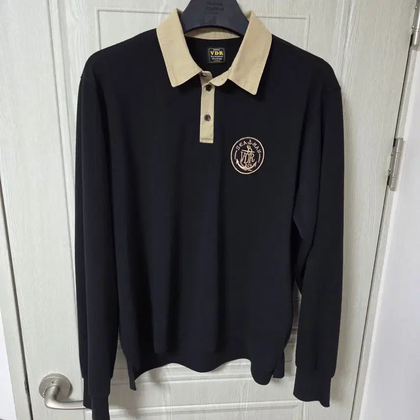 [BUNJANG] BDR Pique Long Sleeve Shirt - Black / 비디알 피케 롱슬리브 L 블랙